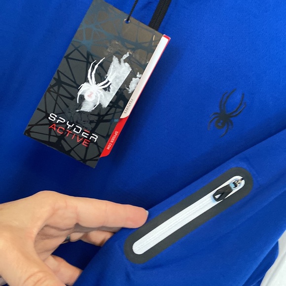 NWT | Spyder Active Performance 1/4 Zip Baselayer ~ SPM103R1D - Picture 9 of 10